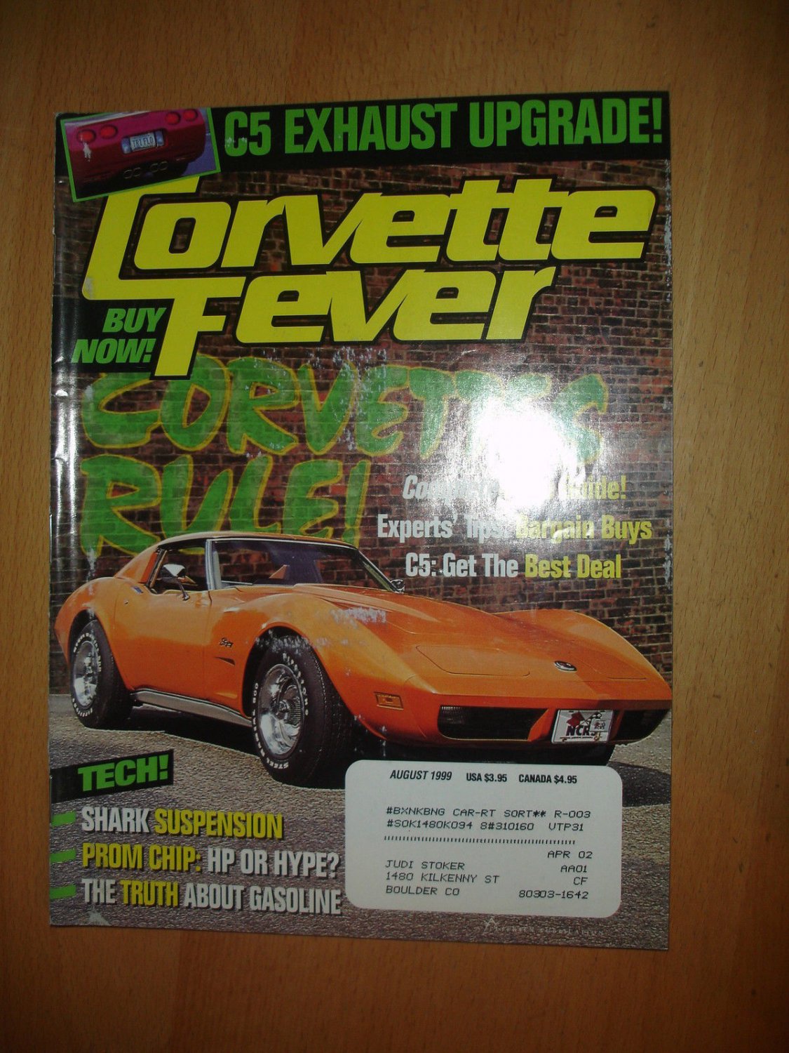 Corvette Fever August 1999