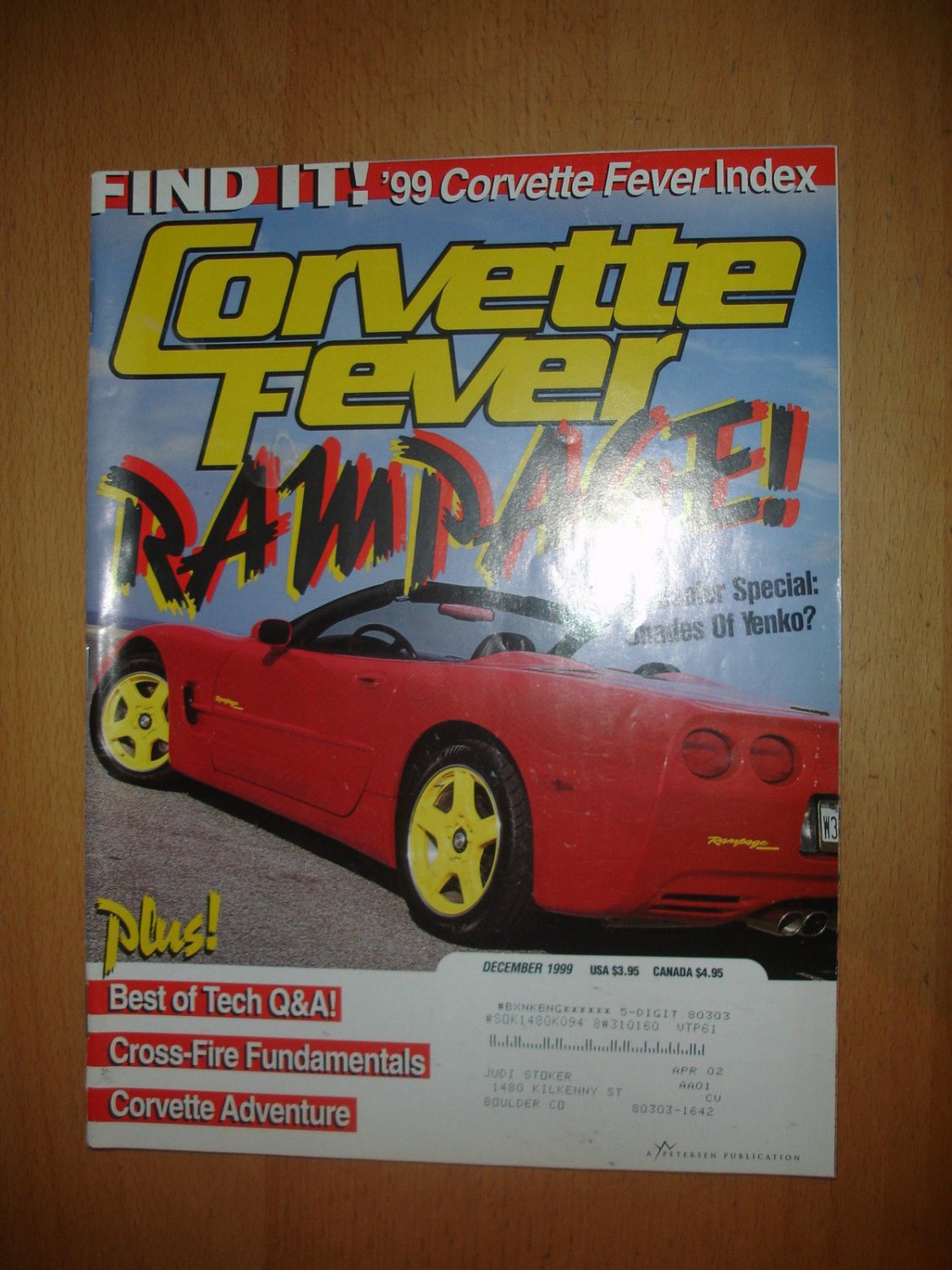 Corvette Fever December 1999