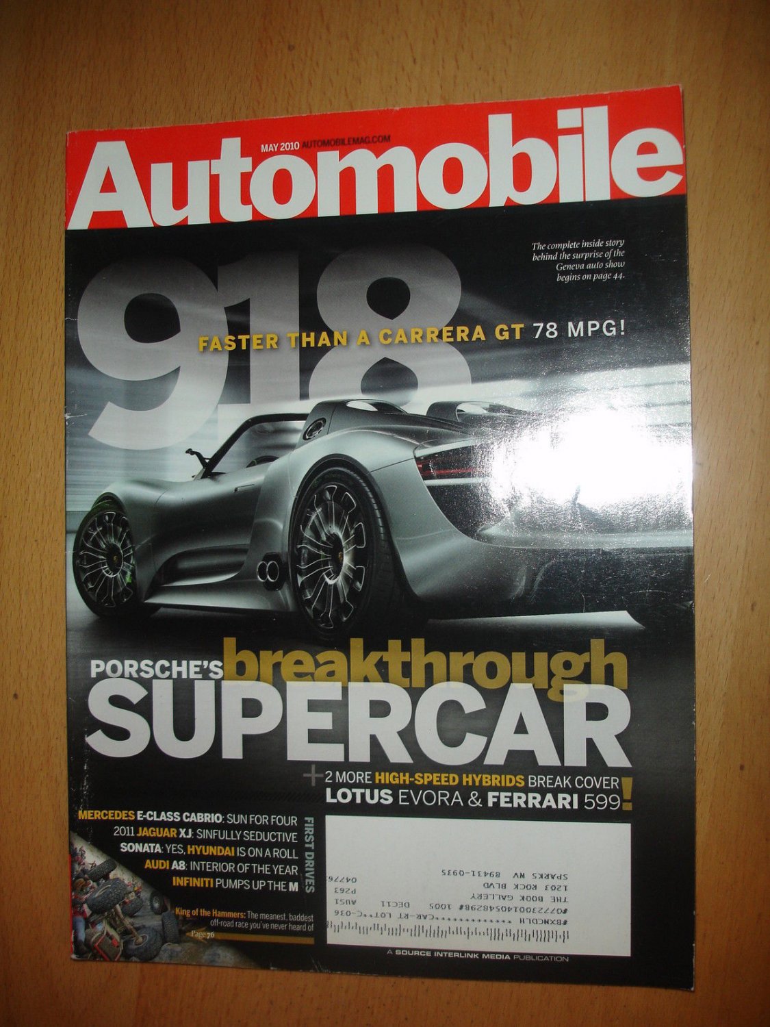 Automobile May 2010