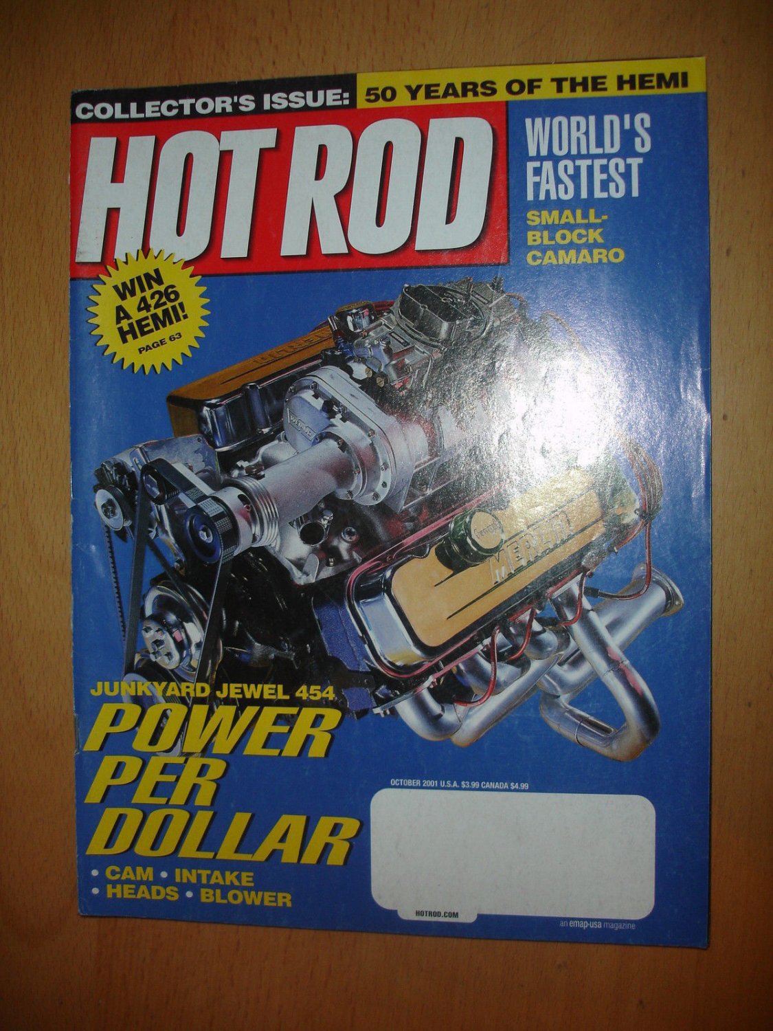 Hot Rod Magazine October 2001