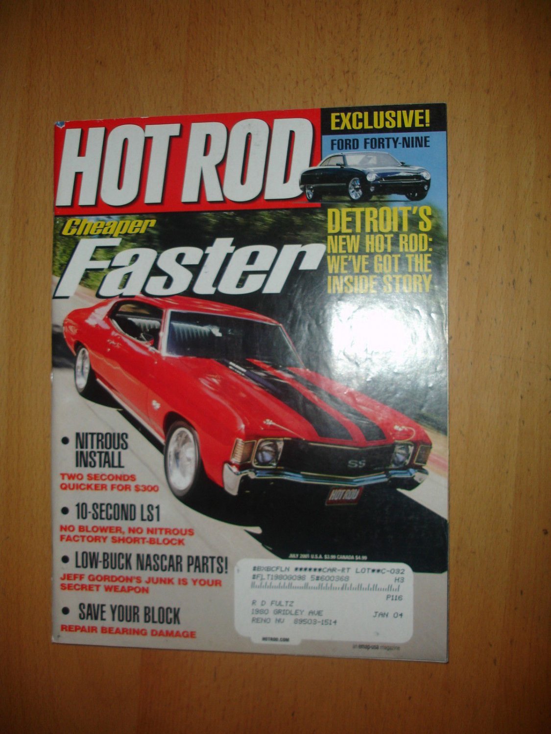 Hot Rod July 2001