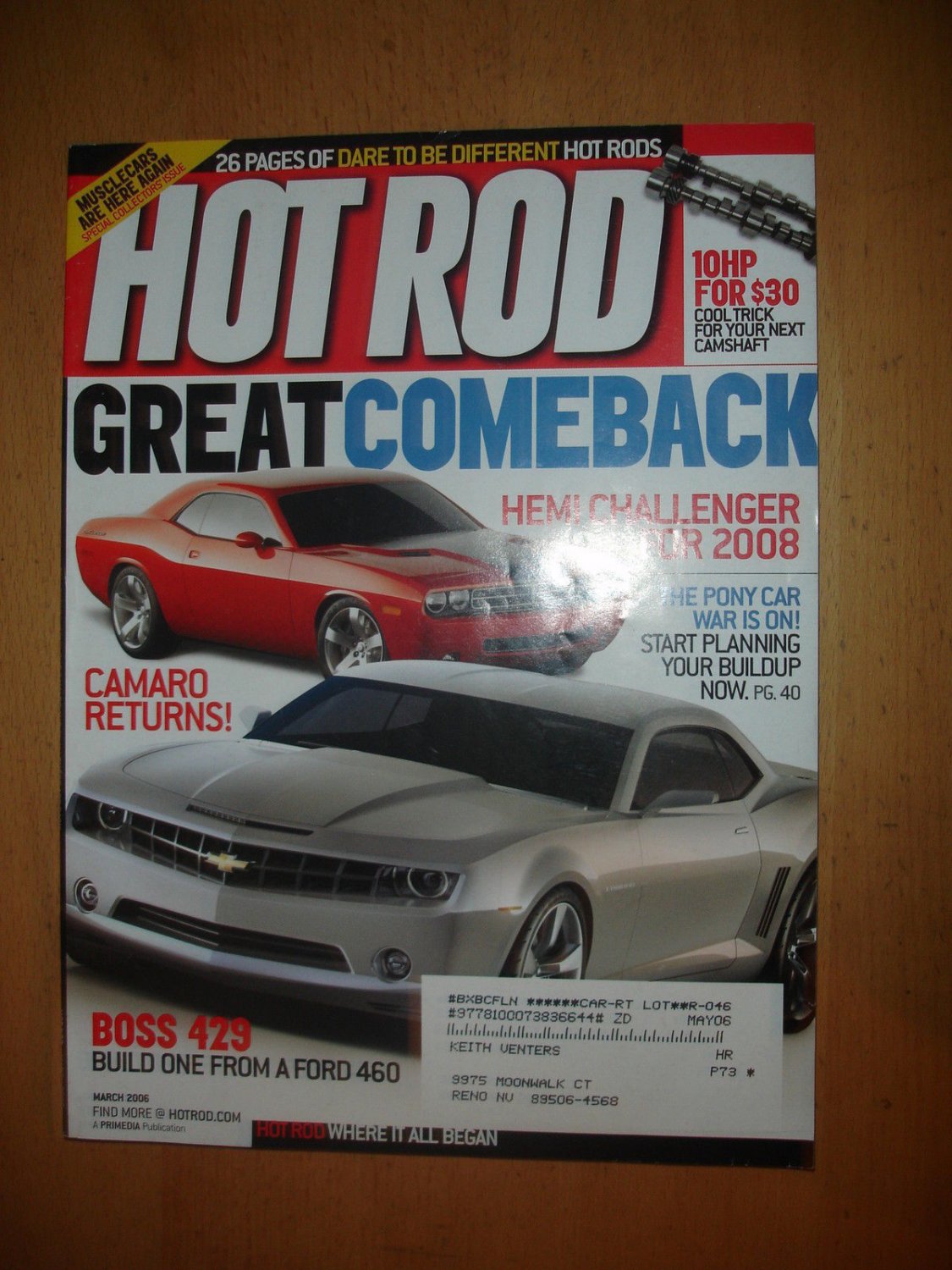Hot Rod March 2006