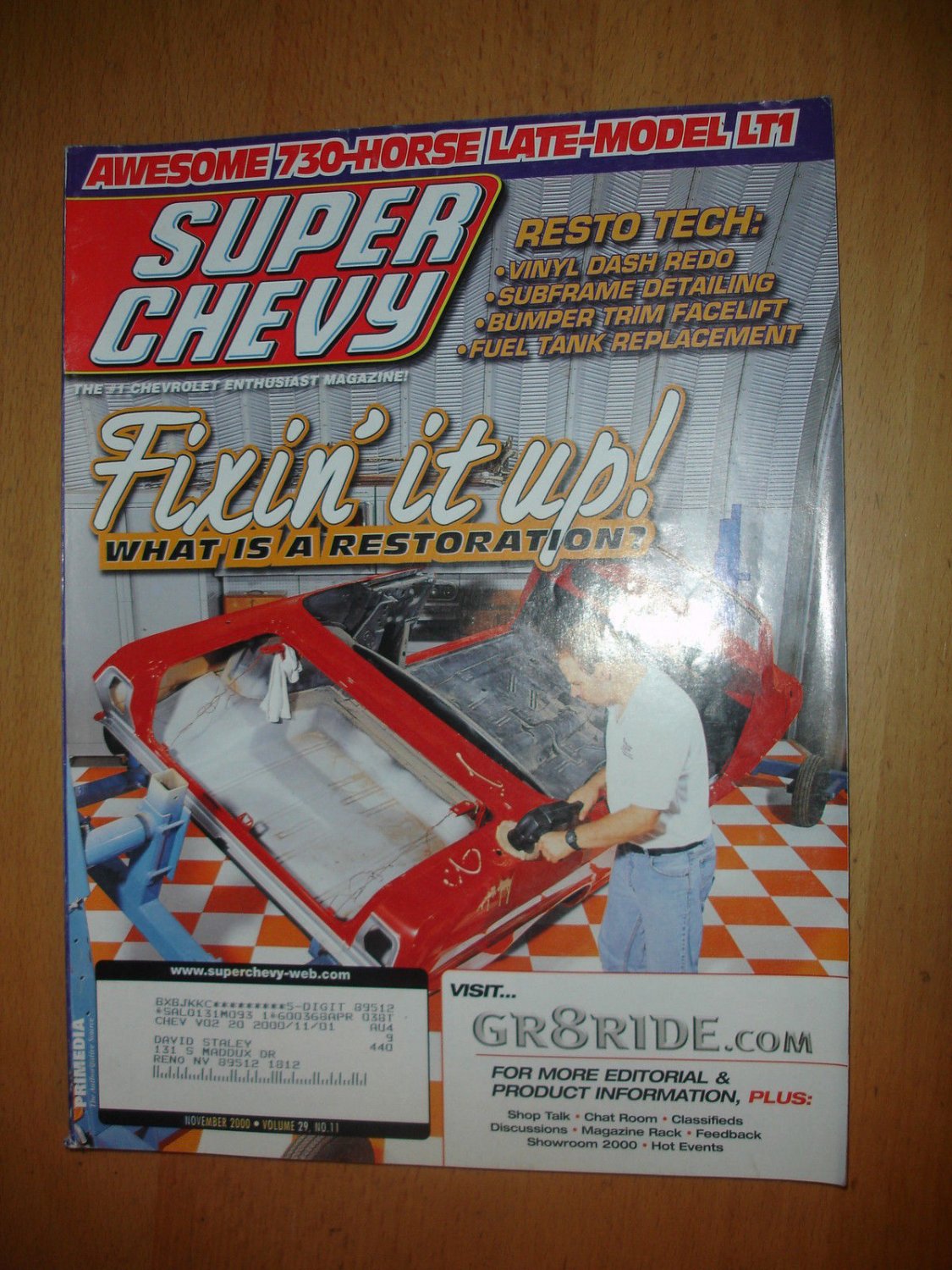 Super Chevy Magazine November 2000