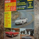 Popular Imported Cars Septmeber 1967