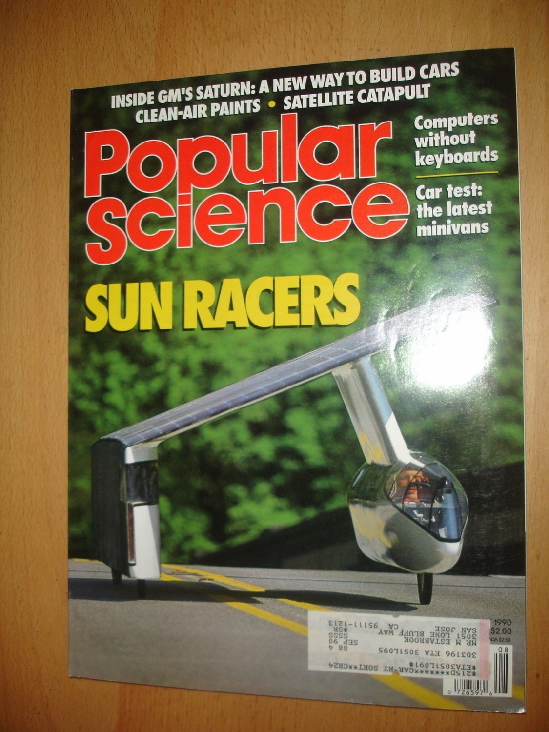 Popular Science Magazine August 1990