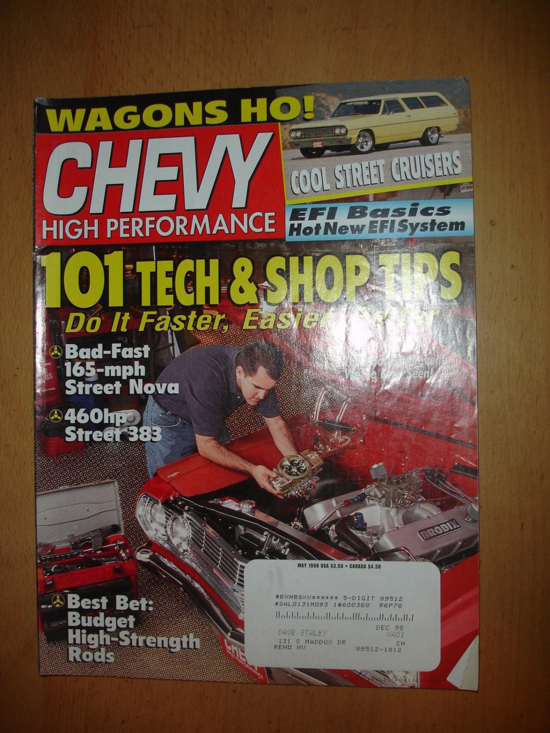 Chevy High Performance Magazine May 1998