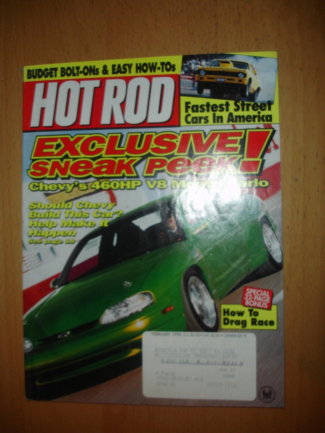 Hot Rod February 1996