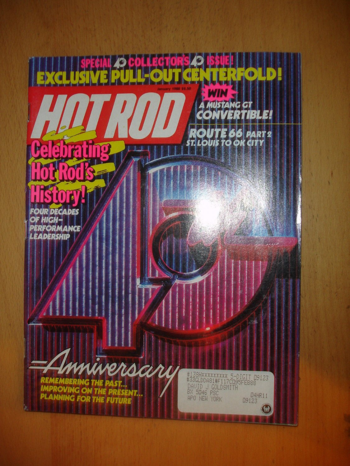 Hot Rod Magazine January 1988