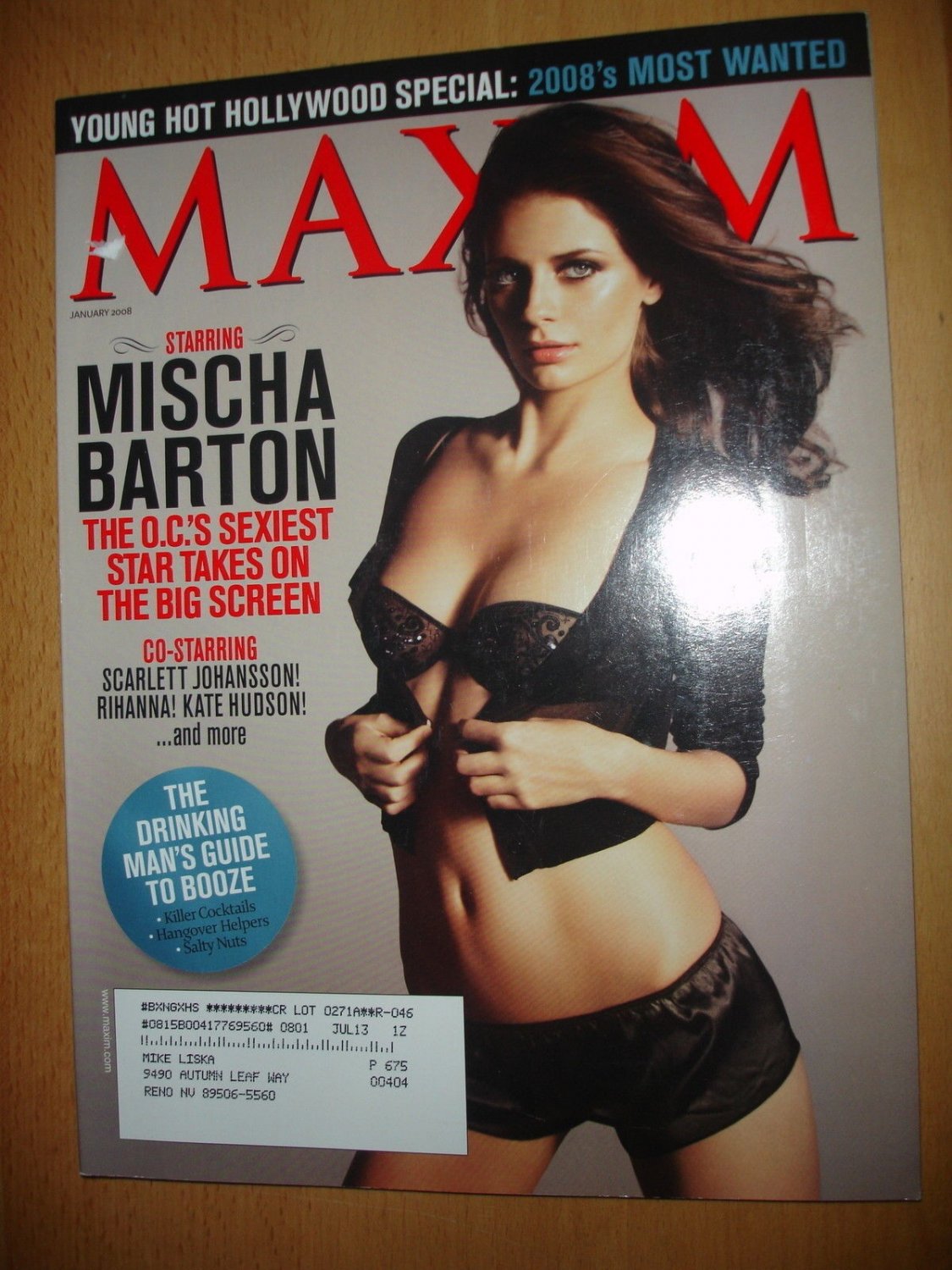 Maxim January 2008 Issue 121 - Mischa Barton
