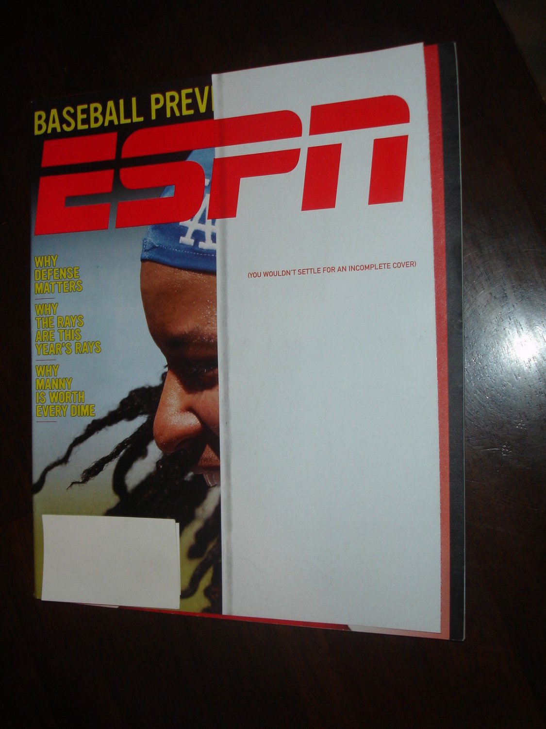 ESPN MAGAZINE April 2009 Manny Ramirez