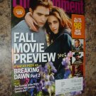 Entertainment Weekly Magazine #1220 / 1221 August 2012 Twilight Fall Movie