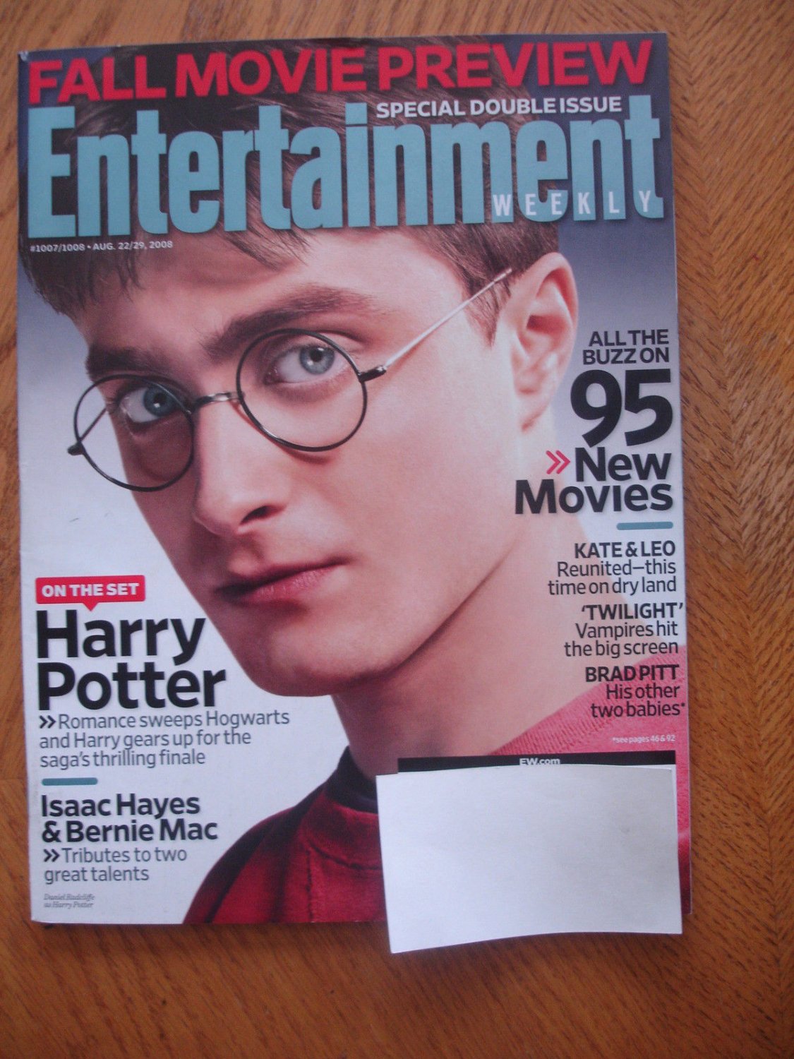 Entertainment Weekly Magazine #1007 / 1008 August 2008 Harry Potter