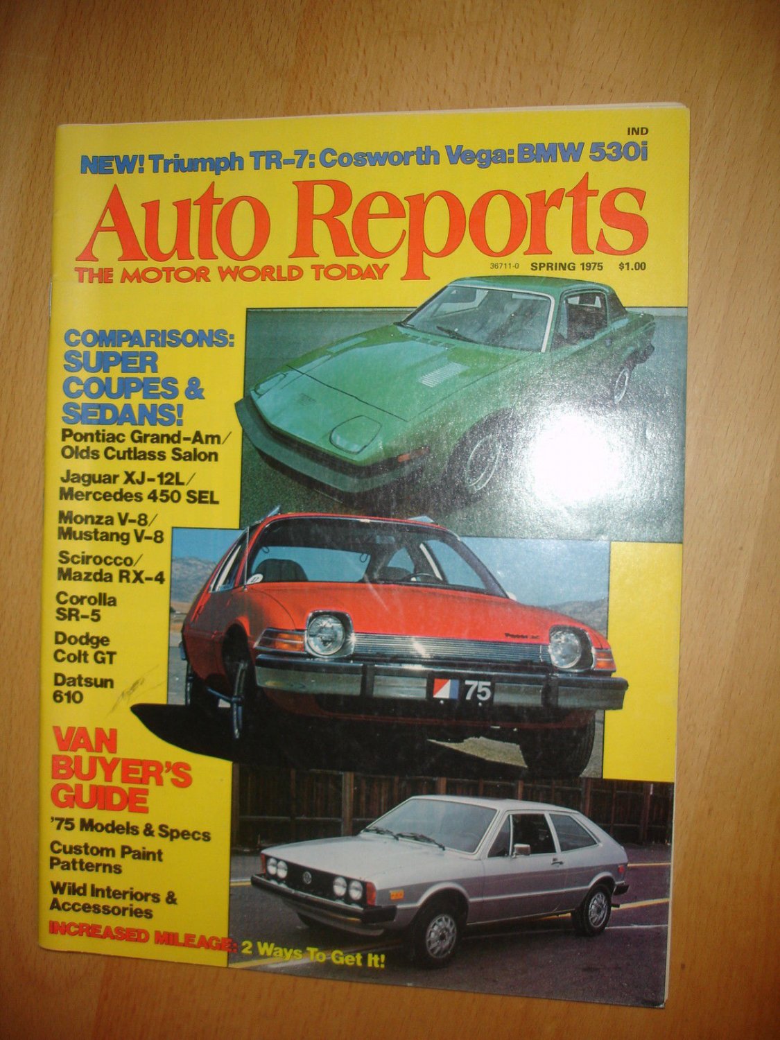 Auto Reports Magazine Super Coups & Sedans Olds Cutlass Spring 1975