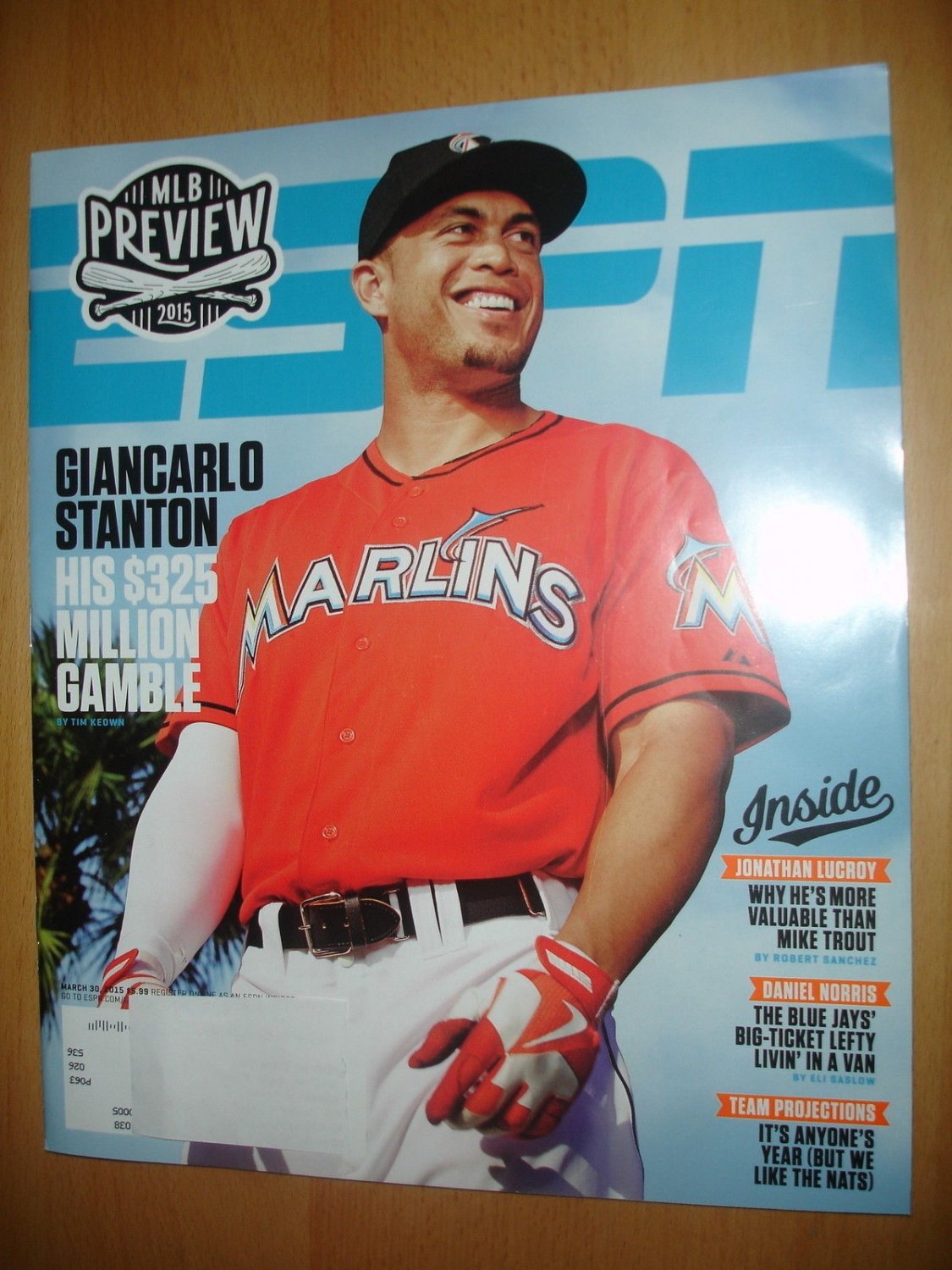 ESPN MAGAZINE March 2015 MLB Preview