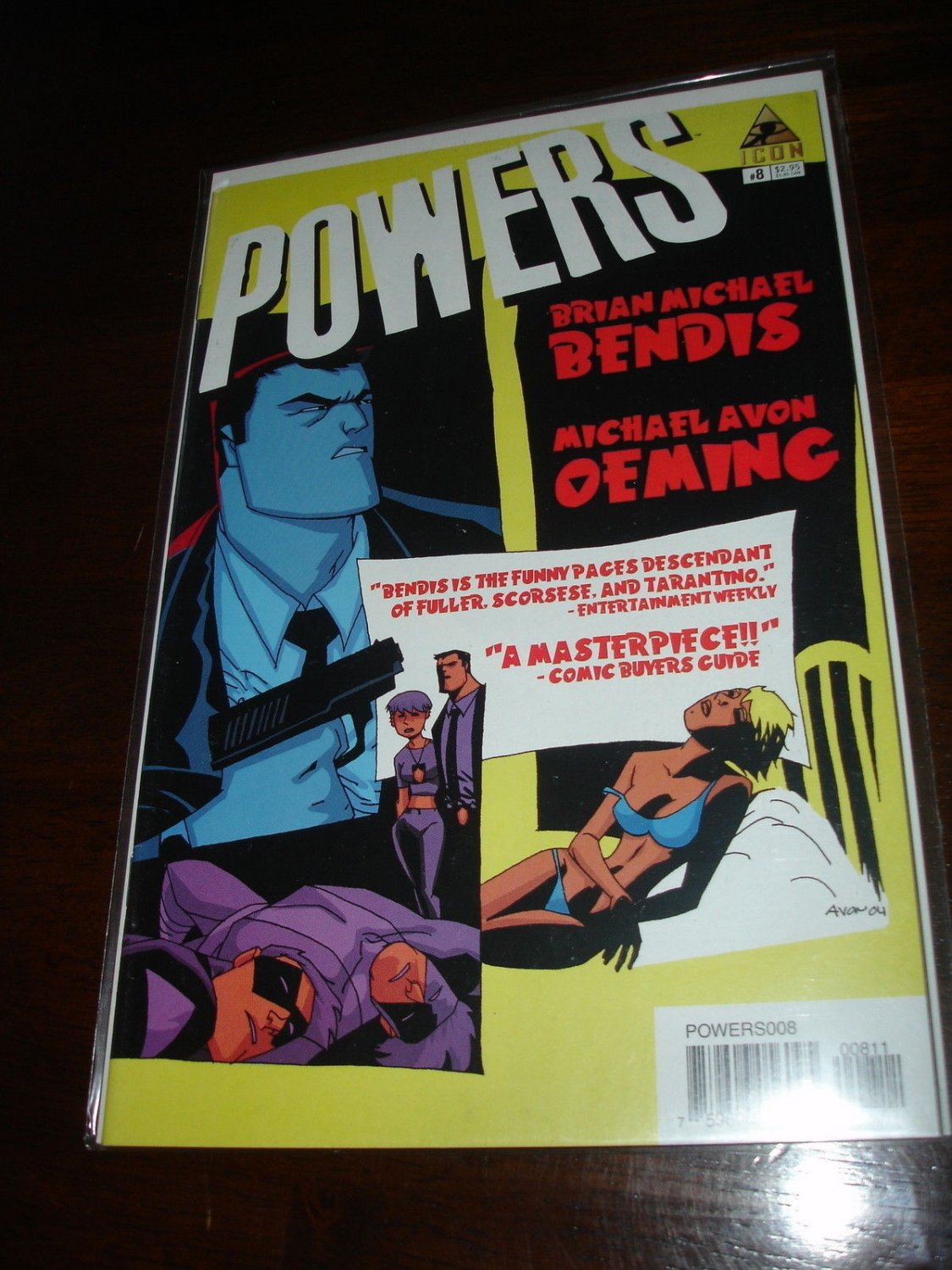 Powers #8  Bendis Icon