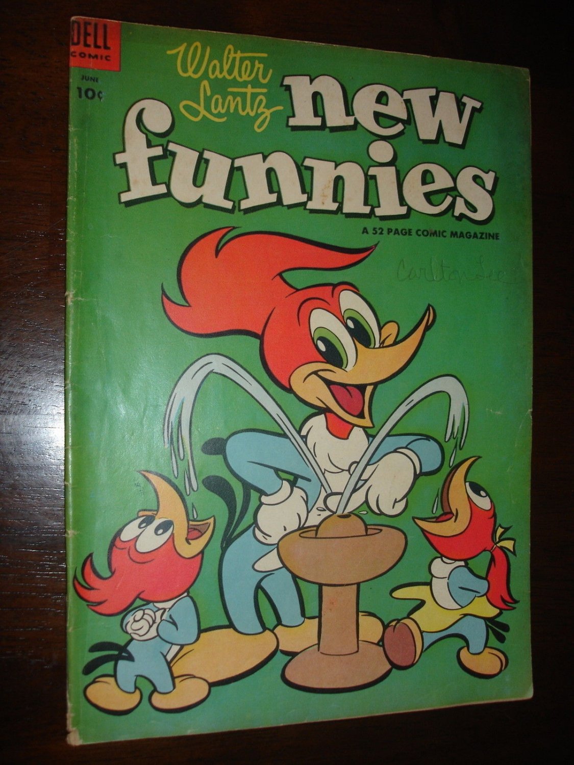 Walter Lantz New Funnies #208  Dell comics