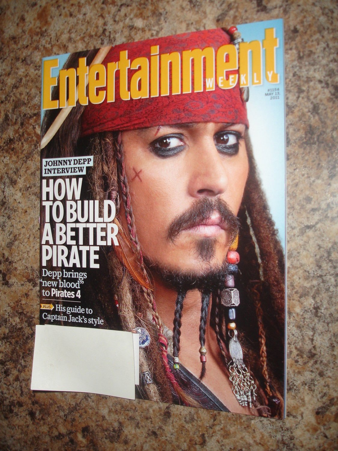 Entertainment Weekly Magazine #1154 May 2011 Johnny Depp Pirates