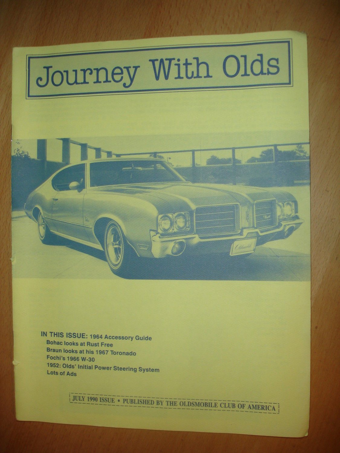 Journey with Olds 1990 issue