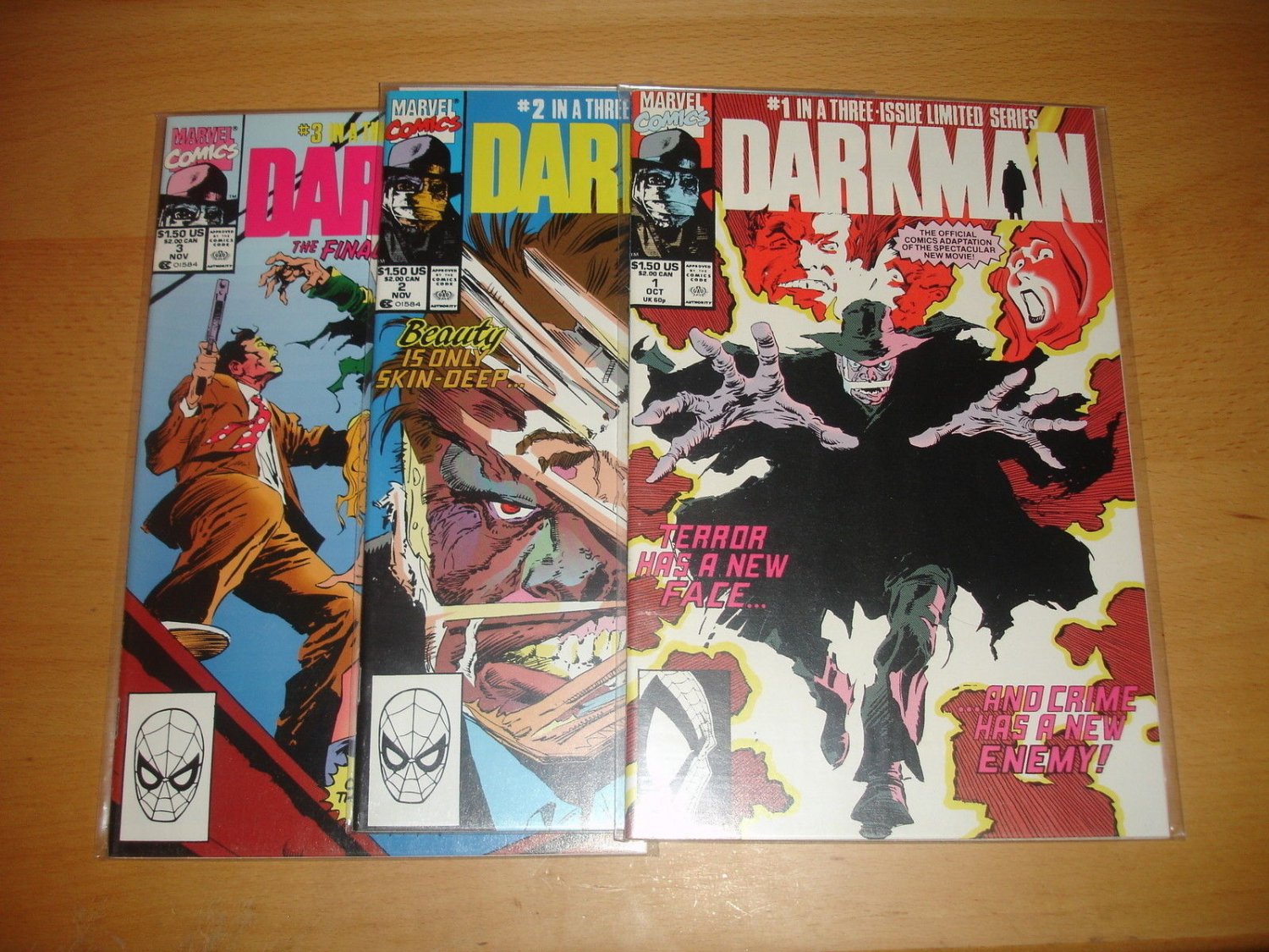 Darkman  #1 2 3  Complete Set