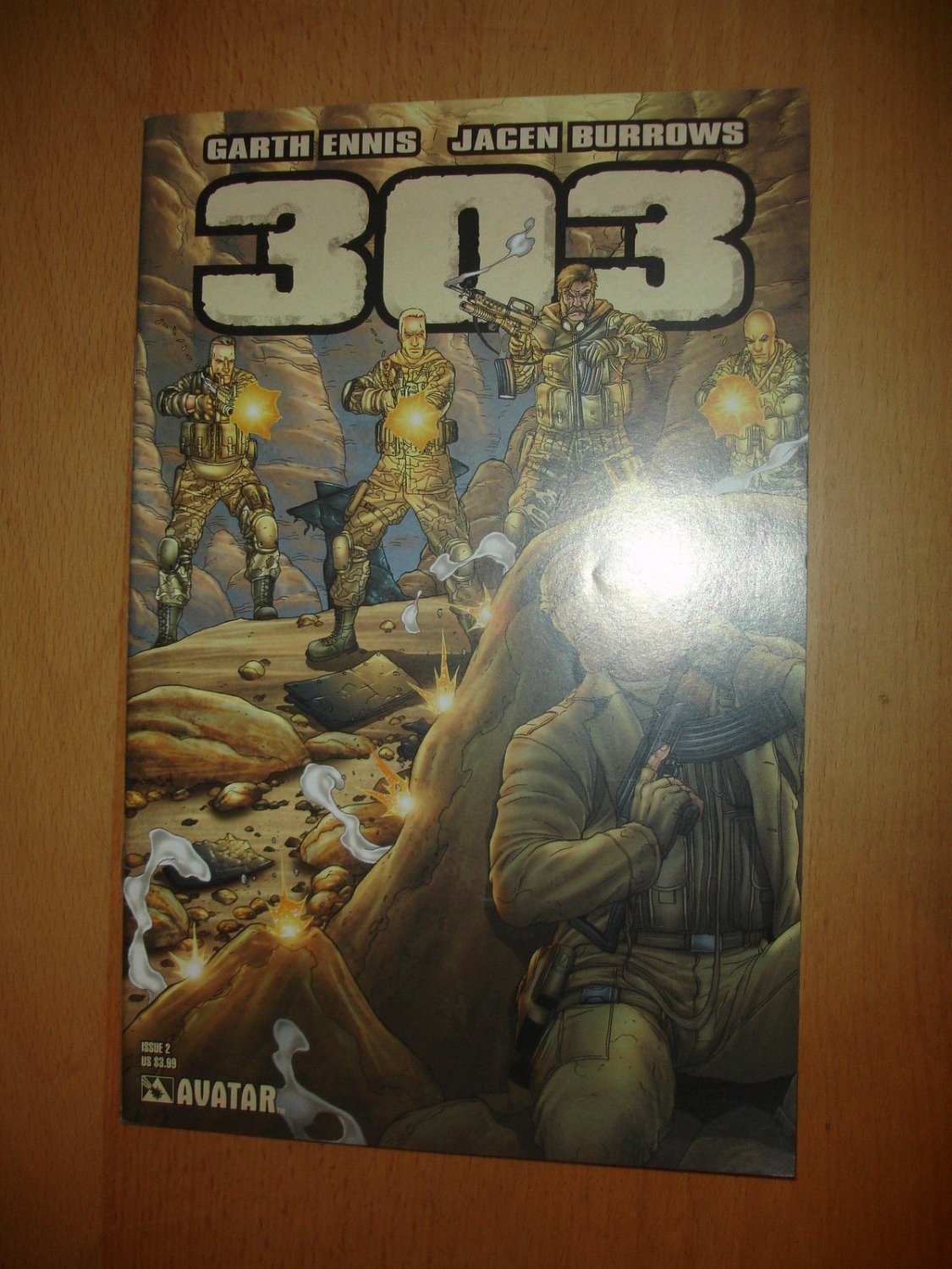 303 #2 Garth Ennis Avatar