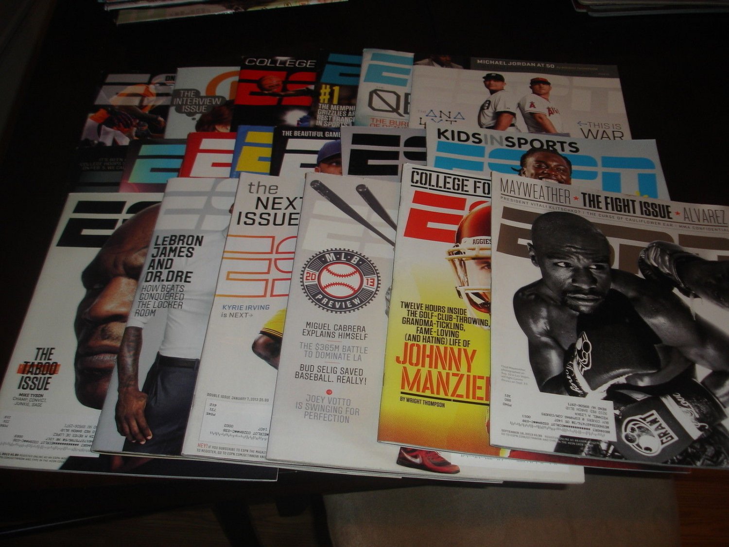 ESPN MAGAZINE  2013 19 issue lot