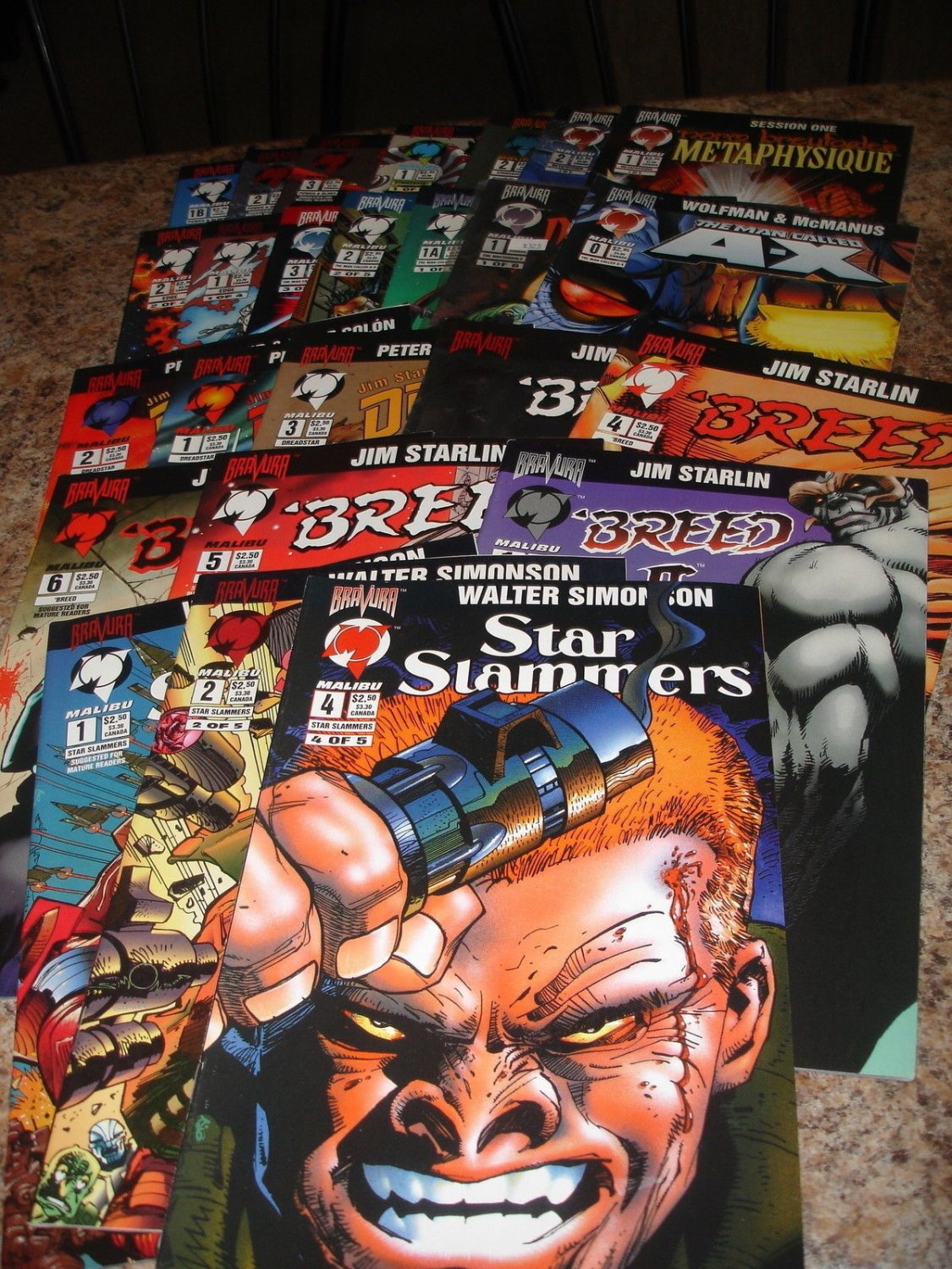 25 issue Bravua Malibu lot No duplicates