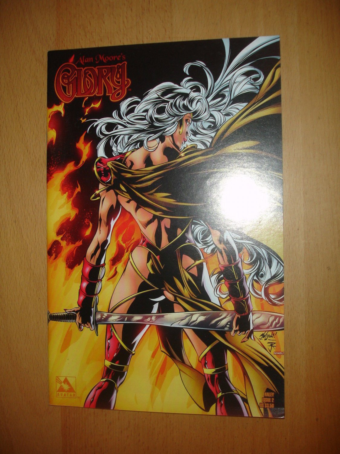 Glory #2 Haley Cover Alan Moore