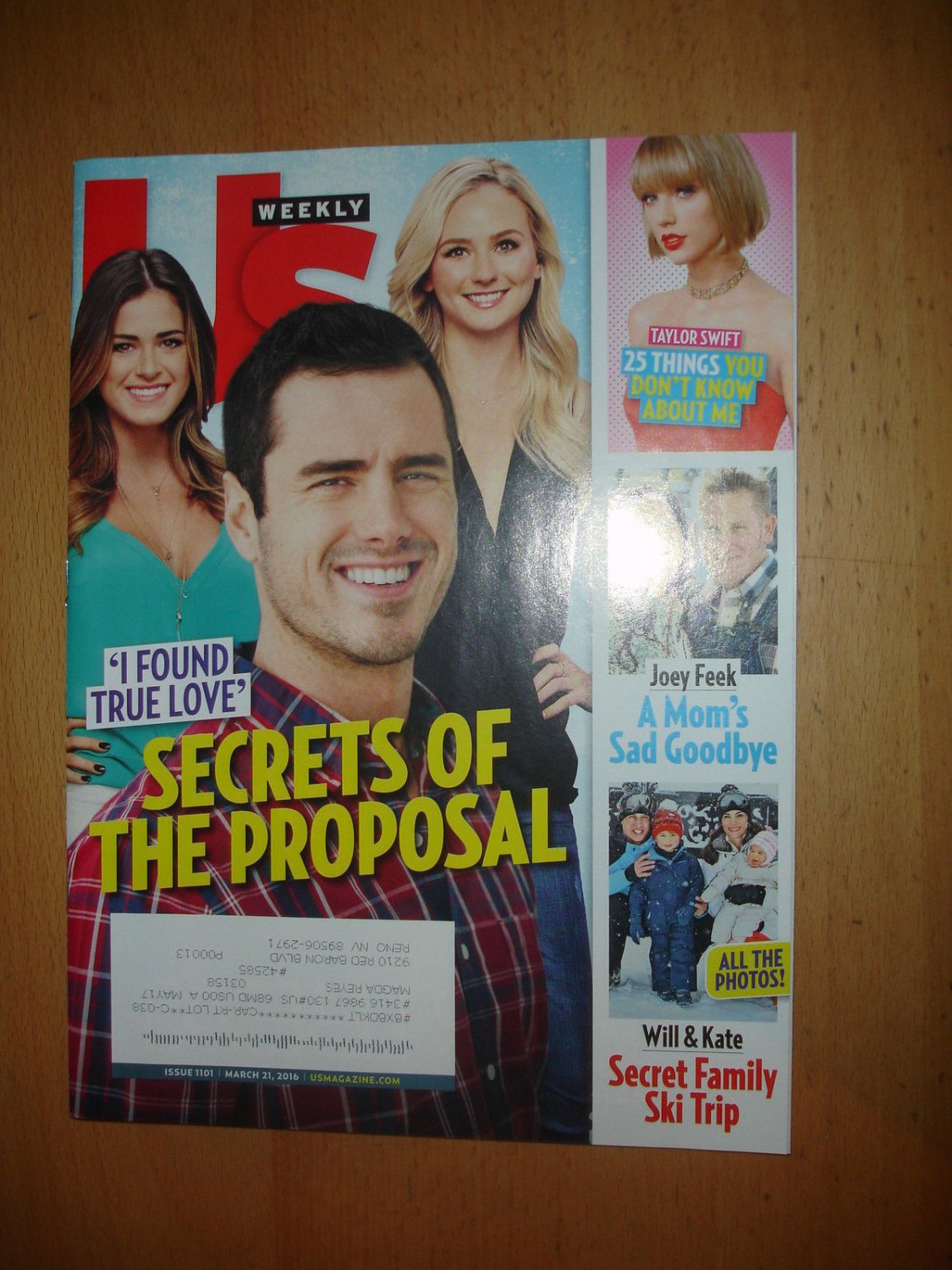 US Weekly March 2016  #1101 Bachelor
