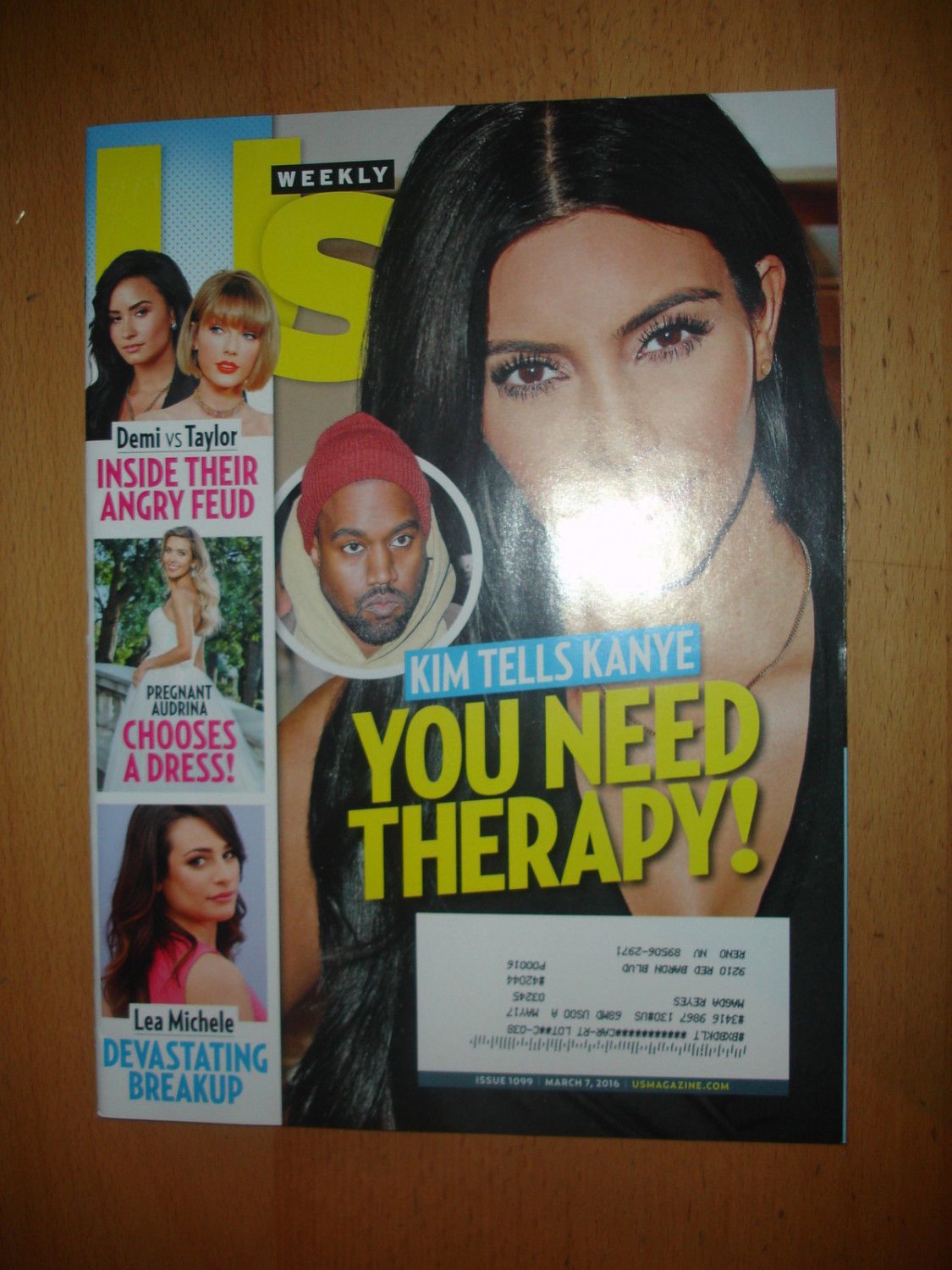 US Weekly March 2016  #1099 Kim Kardashian