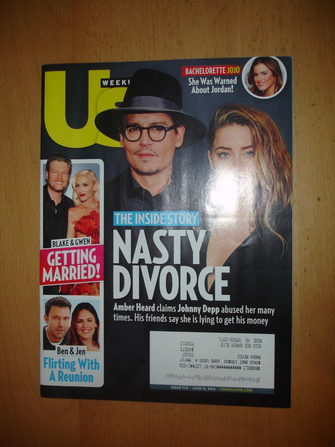US Weekly June 2016 #1113 Johnny Depp Amber Heard