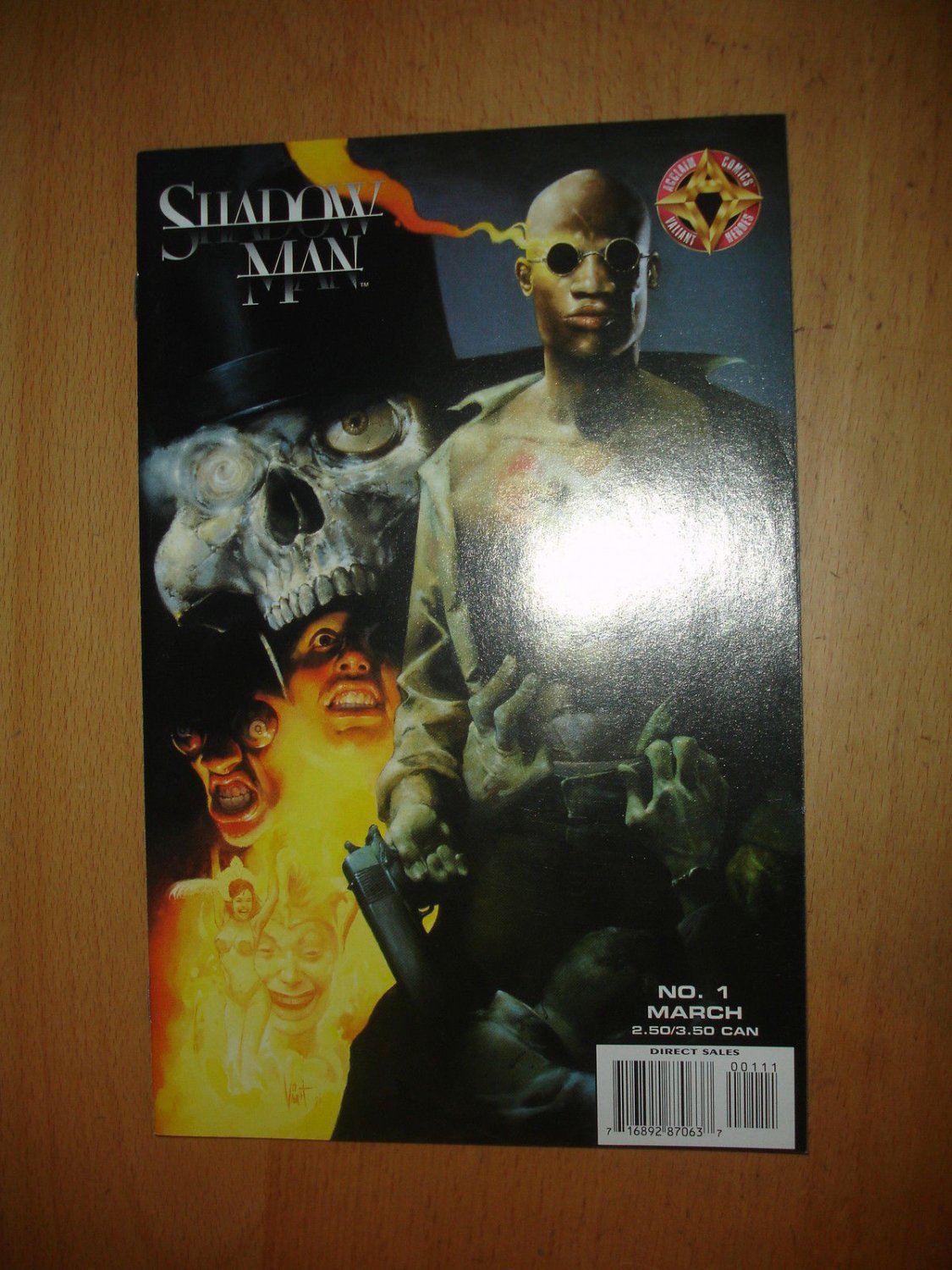 Shadow Man #1 Volume 2  Valiant Ennis