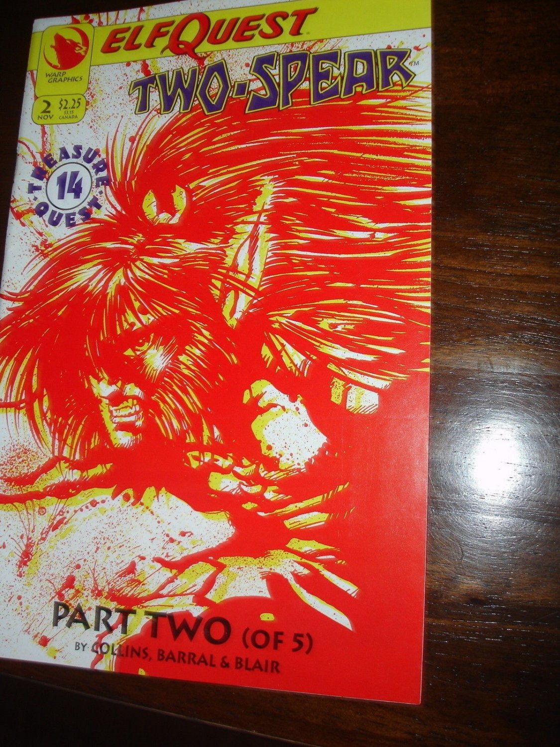 ElfQuest Two-Spear Comic Book Issue #2. Warp Graphics