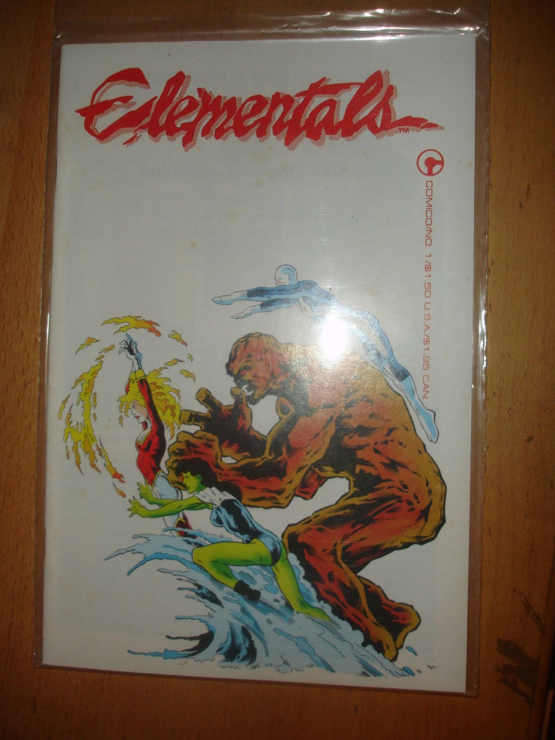 Elementals #1 Signed by Phil Lasorda