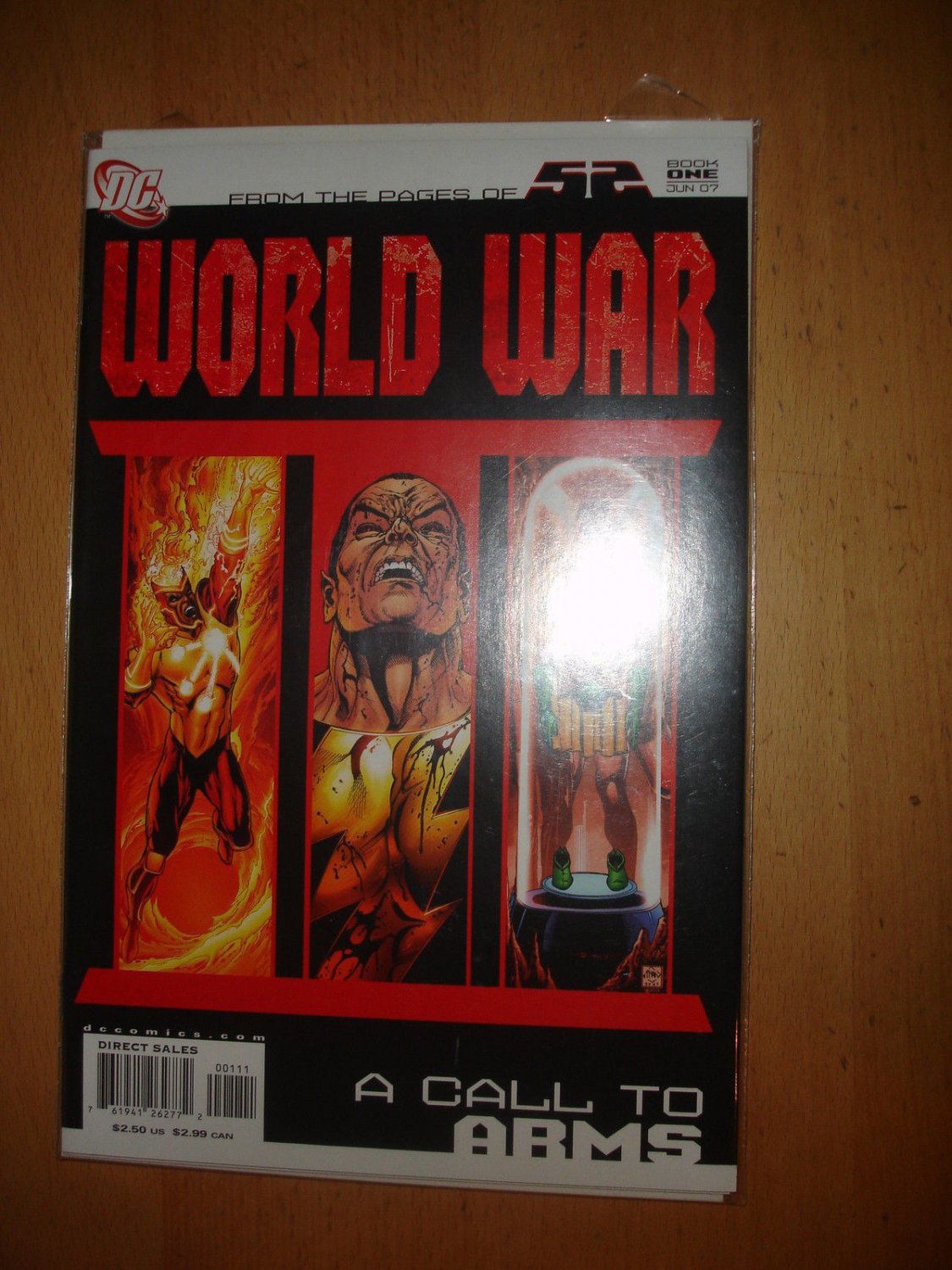 DC WORLD WAR 3 #1-4  COMPLETE SET 2007 1 2 3 4
