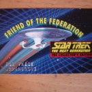 1995 STAR TREK The Next Generation Friend of the Federation Membership Card