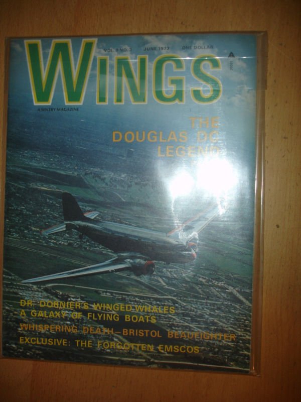 Wings Magazine  June 1973 Volume 3  #3