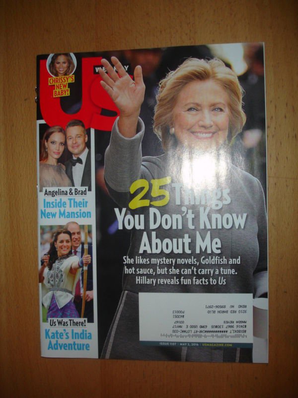 US Weekly May 2016 #1107 Hillary Clinton