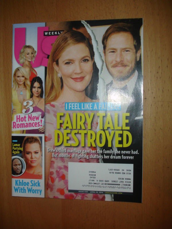 US Weekly April 2016 #1105 Drew Barrymore