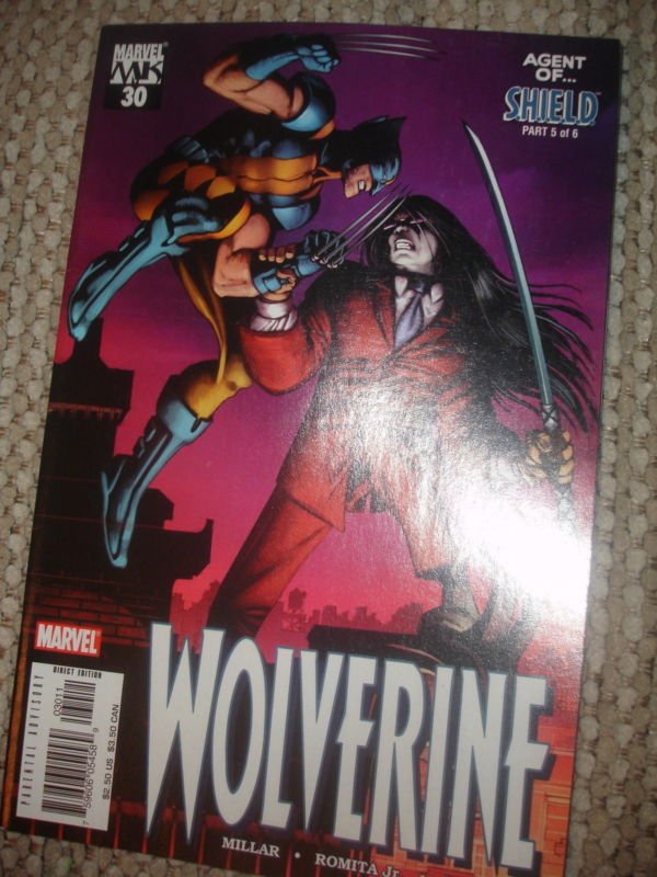 WOLVERINE ISSUE NO.30~ AGENT OF SHIELD~ PT.5~ MARVEL COMICS