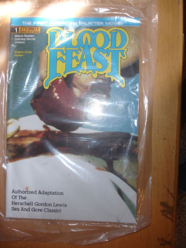 BLOOD FEAST #1  sealed comic H.G. Lewis gore horror movie tie-in Eternity