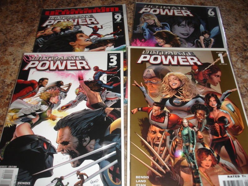 Ultimate Power #1-9 (Complete series) 1, 2, 3, 4, 5, 6, 7, 8, 9 Marvel Comics