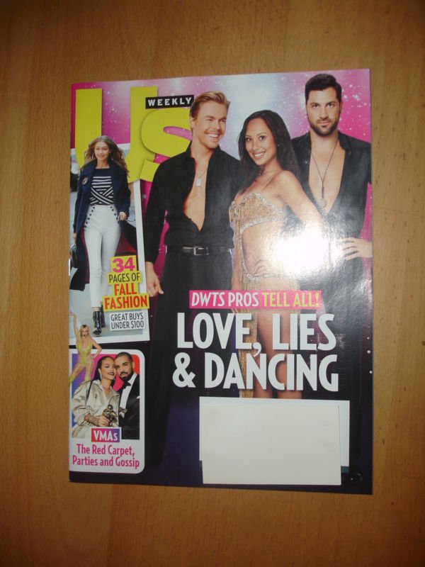 US Weekly September 2016 #1126 DWTS Dancing with the Stars