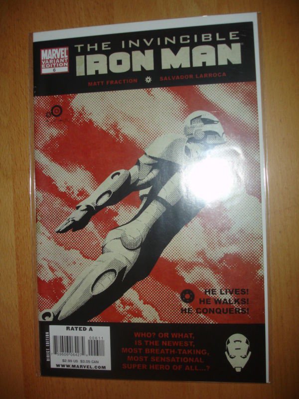 INVINCIBLE IRON MAN  #6 Variant NM