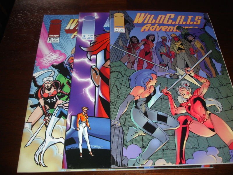 WildC.A.T.s Adventures #1, 2, 3  Based on the Animated Series, w/ Jim Lee pinup