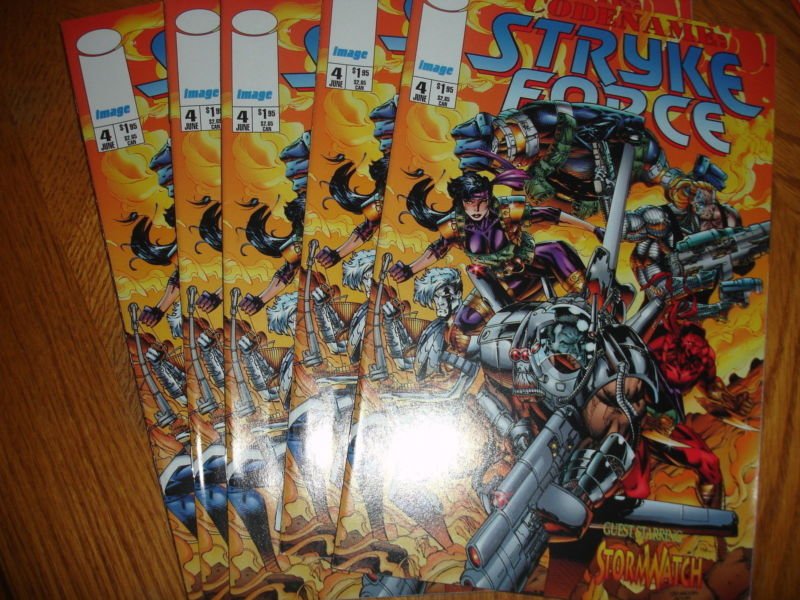 Codename Stryke Force #4 5 issue lot