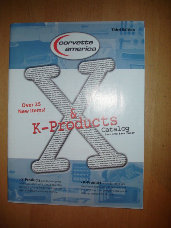 Corvette America X & K-products Catalog third edition