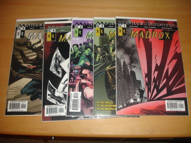 Madrox 1-5 complete limited series run lot Peter David X-Factor