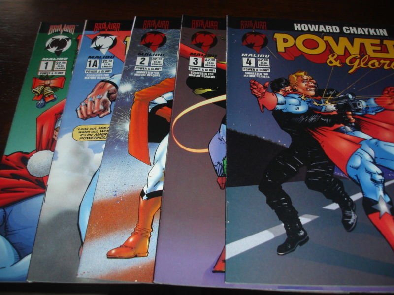 Power & Glory #1a, 2, 3, 4, Holiday Special Bravura Chaykin