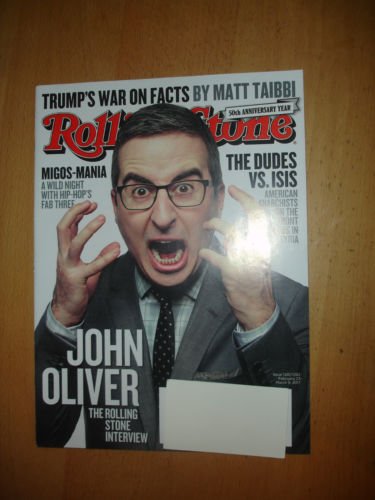 Rolling Stone Issue 1281 /1282  February/March 2017 John Oliver
