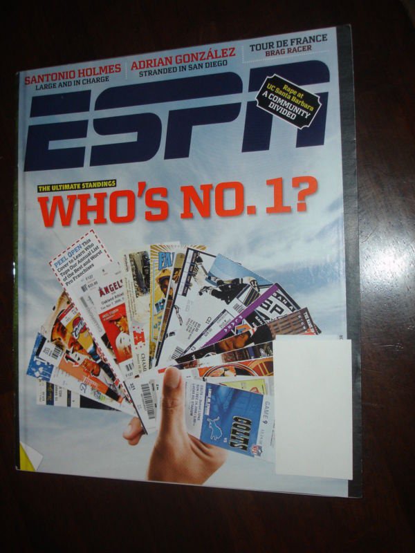 ESPN MAGAZINE July 2009 Ultimate Standings Who is #1